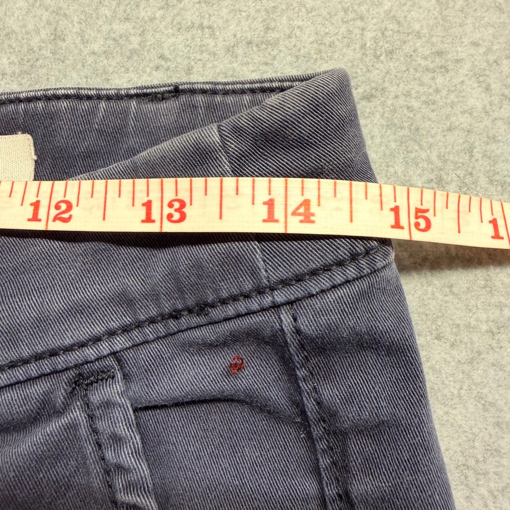 Pilcro and the Letterpress Hyphen Chino Shorts Navy Grey Size 26 Cuffed Summer - Picture 5 of 8